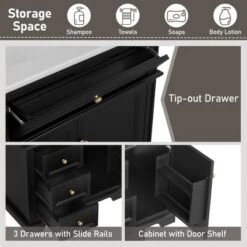 Christopher Knight Home Alonzo Modern 30" Bathroom Vanity With Ceramic Sink, One Shelf And Four Drawers 14 Christopher Knight Home Alonzo Modern 30" Bathroom Vanity With Ceramic Sink, One Shelf And Four Drawers -Living Furniture GUEST ded2494f 13bb 4a89 956d e6d5003462b4