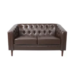 Christopher Knight Home Cantrell Faux Leather Tufted Loveseat 19 Christopher Knight Home Cantrell Faux Leather Tufted Loveseat -Living Furniture GUEST df0d95c3 1ad7 4ce7 a136 d6858435e71a