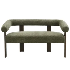 Christopher Knight Home Webb 53" Modern Rubberwood Boucle Upholstered Loveseat -Living Furniture GUEST e01c4b74 c388 4024 83ee ad8c337cdbbe