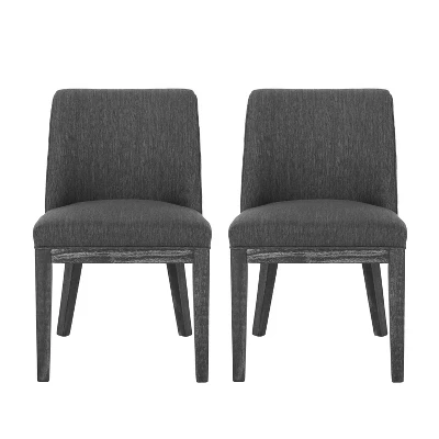 Christopher Knight Home Camas Contemporary Upholstered Wood Dining Chairs (Set Of 2) 9 Christopher Knight Home Camas Contemporary Upholstered Wood Dining Chairs (Set Of 2) - Image 9