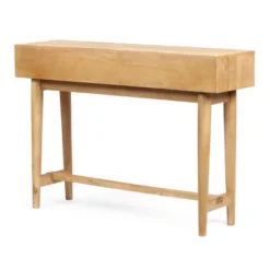 Warthen Boho Handcrafted 4 Drawer Console Table Natural - Christopher Knight Home -Living Furniture GUEST e09cc8a5 54b2 48cf bc8d 419ced33f865