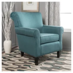 Roseville Upholstered Club Chair - Christopher Knight Home 7 Roseville Upholstered Club Chair - Christopher Knight Home -Living Furniture GUEST e0dc4f81 9c00 4ec2 9bf6 64075eeb97e7