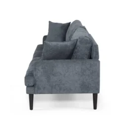 Malverne Contemporary 3 Seater Fabric Sofa With Accent Pillows Charcoal/Dark Brown - Christopher Knight Home 11 Malverne Contemporary 3 Seater Fabric Sofa With Accent Pillows Charcoal/Dark Brown - Christopher Knight Home -Living Furniture GUEST e1d50de0 741b 4e3d a825 899a0a8957d8