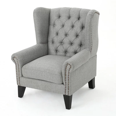 Laird Traditional Winged Accent Chair - Christopher Knight Home 6 Laird Traditional Winged Accent Chair - Christopher Knight Home - Image 6
