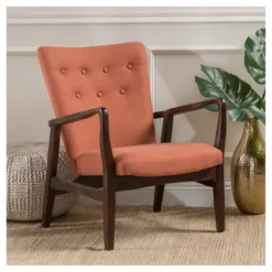 Becker Upholstered Armchair - Christopher Knight Home -Living Furniture GUEST e29db72d 6cb6 4702 b2a0 cc26d030b6c2