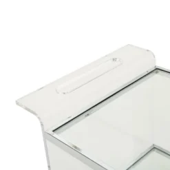 Yves Acrylic Bar Trolley Clear - Christopher Knight Home -Living Furniture GUEST e36ee3a8 35fa 4729 b14b a8598c1d2f60