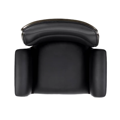 Cannonade Mid Century Modern Swivel Office Chair Black/Gray - Christopher Knight Home 2 Cannonade Mid Century Modern Swivel Office Chair Black/Gray - Christopher Knight Home - Image 2