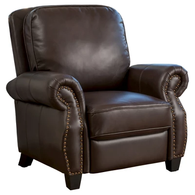 Torreon Faux Leather Recliner Club Chair Dark Brown - Christopher Knight Home 7 Torreon Faux Leather Recliner Club Chair Dark Brown - Christopher Knight Home - Image 7