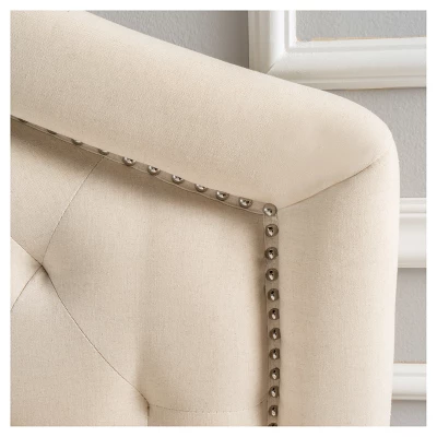 Killian Upholstered Headboard Full/Queen - Christopher Knight Home 3 Killian Upholstered Headboard Full/Queen - Christopher Knight Home - Image 3