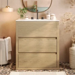 Christopher Knight Home Griffin Contemporary 30" Bathroom Vanity With Ceramic Sink And Full-Extension Drawers 18 Christopher Knight Home Griffin Contemporary 30" Bathroom Vanity With Ceramic Sink And Full-Extension Drawers -Living Furniture GUEST e55986da 8c52 4bdc 9c61 ebe8e2cc8a46