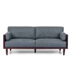 Sofia Mid-Century Modern Upholstered 3 Seater Sofa - Christopher Knight Home 22 Sofia Mid-Century Modern Upholstered 3 Seater Sofa - Christopher Knight Home -Living Furniture GUEST e651cc93 36b5 44e1 b5a4 708b166682a1