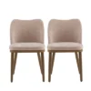 Christopher Knight Home Aviana Fabric Upholstered Dining Chairs (Set Of 2)