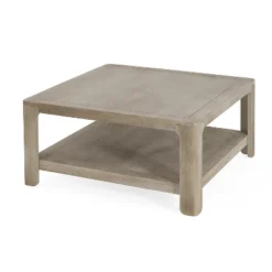 Christopher Knight Home Cletes Indoor Modern Double Layers Design Square Coffee Table -Living Furniture GUEST e81e5c62 b027 4e91 a0c8 274029e1d61e