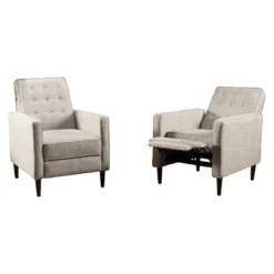 Set Of 2 Mervynn Mid-Century Recliner - Christopher Knight Home 27 Set Of 2 Mervynn Mid-Century Recliner - Christopher Knight Home -Living Furniture GUEST e86fdbe9 c0d6 4877 b504 1ea5a5b059ac