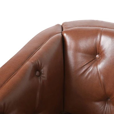 Christopher Knight Home Cantrell Faux Leather Tufted Loveseat 7 Christopher Knight Home Cantrell Faux Leather Tufted Loveseat - Image 7