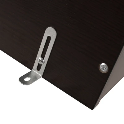 71" Sparks Modern Geometric High Shelf Bookcase Dark Gray - Christopher Knight Home 6 71" Sparks Modern Geometric High Shelf Bookcase Dark Gray - Christopher Knight Home - Image 6