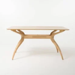 5pc Nissie Mid Century Curved Leg Dining Set Oak/Dark Gray - Christopher Knight Home -Living Furniture GUEST eb26465e a9c8 4bf6 abd1 0c0a15a6acb7