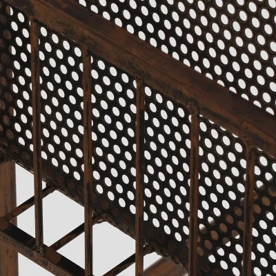 Zeyer Boho Glam Handcrafted Marble Top C-Shaped Side Table With Magazine Rack Natural White/Antique Brass - Christopher Knight Home 2 Zeyer Boho Glam Handcrafted Marble Top C-Shaped Side Table With Magazine Rack Natural White/Antique Brass - Christopher Knight Home - Image 2