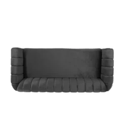 Richland Modern Glam Velvet Channel Stitch 3 Seater Sofa - Christopher Knight Home 14 Richland Modern Glam Velvet Channel Stitch 3 Seater Sofa - Christopher Knight Home -Living Furniture GUEST ed8db3f2 d62a 445d b8d1 dfa6b5b12758