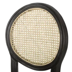 2pc Govan French Country Wooden Counter Height Barstools With Upholstered Seating Charcoal/Black - Christopher Knight Home -Living Furniture GUEST ee9425cd eff3 4512 aa99 06c1f3b41f9f