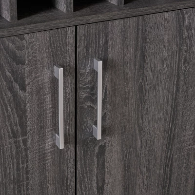 Roula Mid Century Wine And Bar Cabinet - Christopher Knight Home 3 Roula Mid Century Wine And Bar Cabinet - Christopher Knight Home - Image 3