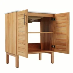 Christopher Knight Home Ramona 30" Mid-Century Modern Bathroom Vanity With Ceramic Sink, Antique Natural 12 Christopher Knight Home Ramona 30" Mid-Century Modern Bathroom Vanity With Ceramic Sink, Antique Natural -Living Furniture GUEST ef062442 201f 48dd 9ac4 3c79abe589ac