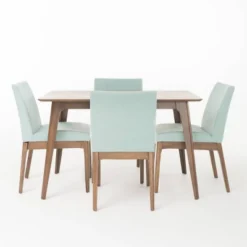 5pc Kwame Rectangular Dining Set - Christopher Knight Home -Living Furniture GUEST ef522474 68cb 412f 98dc a5e888c27955