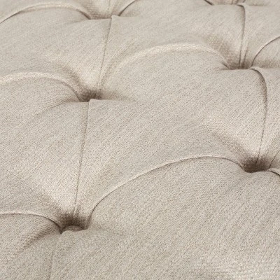 Varnell Contemporary Fabric Button Tufted Chaise Lounge Beige/Dark Brown - Christopher Knight Home 8 Varnell Contemporary Fabric Button Tufted Chaise Lounge Beige/Dark Brown - Christopher Knight Home - Image 8