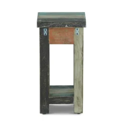 Meader Boho Handmade Distressed Mango Wood End Table - Christopher Knight Home -Living Furniture GUEST f151fa92 9950 45f0 89b5 69f532143ed6
