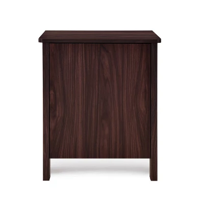 3pc Olimont Contemporary Double Dresser And Nightstand Set Walnut - Christopher Knight Home 1 3pc Olimont Contemporary Double Dresser And Nightstand Set Walnut - Christopher Knight Home