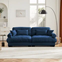 Christopher Knight Home Bernal 93.7" Modern 2 Seat Velvet Round Arm Sofa With Pillows 23 Christopher Knight Home Bernal 93.7" Modern 2 Seat Velvet Round Arm Sofa With Pillows -Living Furniture GUEST f2afef7e 904e 45e9 b8e8 8281bb40291f