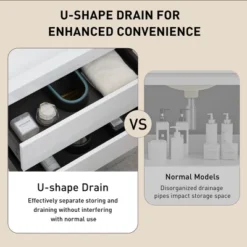 Christopher Knight Home Marshall Wall-Mounted White Bathroom Vanity With Stone Resin Sink And Two Drawers 8 Christopher Knight Home Marshall Wall-Mounted White Bathroom Vanity With Stone Resin Sink And Two Drawers -Living Furniture GUEST f357b611 5821 4b7b baf7 7d6074e26e49