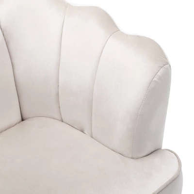 Reitz Modern Glam Velvet Channel Stitch 3 Seater Shell Sofa - Christopher Knight Home 6 Reitz Modern Glam Velvet Channel Stitch 3 Seater Shell Sofa - Christopher Knight Home - Image 6