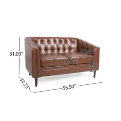 Christopher Knight Home Cantrell Faux Leather Tufted Loveseat 17 Christopher Knight Home Cantrell Faux Leather Tufted Loveseat -Living Furniture GUEST f40cab92 0eee 413a 9f48 7a76434932fe