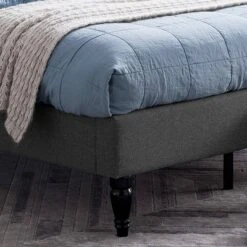 Queen Roz Upholstered Traditional Bed Charcoal Gray - Christopher Knight Home 5 Queen Roz Upholstered Traditional Bed Charcoal Gray - Christopher Knight Home -Living Furniture GUEST f4e2622d 0385 4228 977d 046fe4569d5e