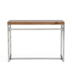 Berea Rustic Glam Handcrafted Acacia Wood Desk Natural/Silver - Christopher Knight Home 9 Berea Rustic Glam Handcrafted Acacia Wood Desk Natural/Silver - Christopher Knight Home -Living Furniture GUEST f53f3d28 1828 44f7 ab1b 01082d8ec5f7