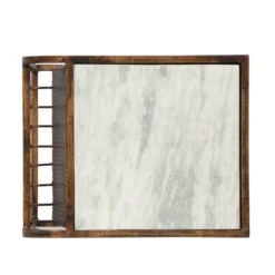 Zeyer Boho Glam Handcrafted Marble Top C-Shaped Side Table With Magazine Rack Natural White/Antique Brass - Christopher Knight Home 11 Zeyer Boho Glam Handcrafted Marble Top C-Shaped Side Table With Magazine Rack Natural White/Antique Brass - Christopher Knight Home -Living Furniture GUEST f5d23309 2630 4f7d 94e9 6da80eb6f1f2