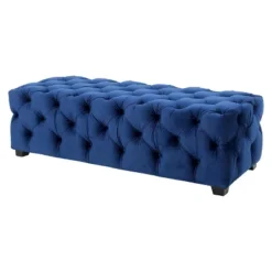 Piper Tufted Rectangular Ottoman Bench - Christopher Knight Home -Living Furniture GUEST f74b058b a4ca 4ac1 80f7 00fa5ed2d9d1