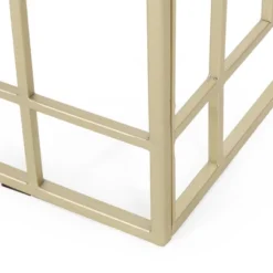 Depue Modern Glam Geometric Console Table Gold/White - Christopher Knight Home 15 Depue Modern Glam Geometric Console Table Gold/White - Christopher Knight Home -Living Furniture GUEST f7cf67e0 3418 4251 afdf 0c1c5d867b36