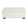 Christopher Knight Home Kalysta Contemporary Rubberwood Upholstered Rectanglar Storage Ottoman