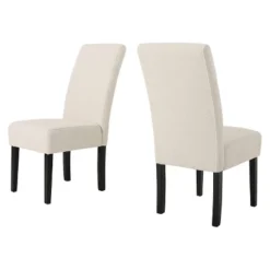 Set Of 2 T-Stitch Fabric Dining Chair - Christopher Knight Home -Living Furniture GUEST f8c4b064 c0e2 473b 8945 0fd519a96897