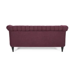 Barneyville Traditional Chesterfield Sofa Wine - Christopher Knight Home -Living Furniture GUEST f9125afe e0c3 4103 9148 06e3e5c4e242