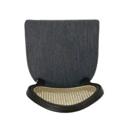 2pc Govan French Country Wooden Counter Height Barstools With Upholstered Seating Charcoal/Black - Christopher Knight Home -Living Furniture GUEST f9a9d883 2303 4347 af2d 54ee57626421