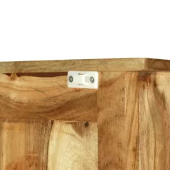 Laymon Modern Industrial Handcrafted Acacia Wood Live Edge Cabinet With Sliding Door Natural/Black - Christopher Knight Home -Living Furniture GUEST f9e14739 9a2a 4417 b985 fbc0c8192e3c