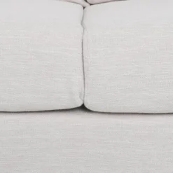 Feichko Contemporary Fabric Pillow Back 3 Seater Sofa - Christopher Knight Home -Living Furniture GUEST fd107561 2102 465a 9d7c 94bc19e645e0