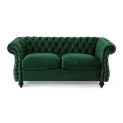 Somerville Traditional Chesterfield Loveseat - Christopher Knight Home 14 Somerville Traditional Chesterfield Loveseat - Christopher Knight Home -Living Furniture GUEST fd684556 2dda 4409 9319 b610edd5f60a