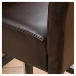 Set Of 2 26" Portman Bonded Leather Counter Height Barstool Brown - Christopher Knight Home 5 Set Of 2 26" Portman Bonded Leather Counter Height Barstool Brown - Christopher Knight Home -Living Furniture GUEST fdd72bac 7c61 47c4 ba78 721fc9cc5af4