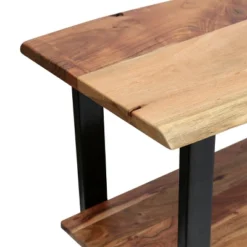 Rooker Handcrafted Modern Industrial Acacia Wood Media Console Table Natural/Black - Christopher Knight Home 9 Rooker Handcrafted Modern Industrial Acacia Wood Media Console Table Natural/Black - Christopher Knight Home -Living Furniture GUEST fe5544b3 95a8 46b9 b830 2b7b5c36800e