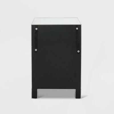 Bandara Modern 3 Drawer Cabinet Silver - Christopher Knight Home 4 Bandara Modern 3 Drawer Cabinet Silver - Christopher Knight Home - Image 4