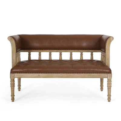 Loyning Traditional Upholstered Tufted Loveseat - Christopher Knight Home 10 Loyning Traditional Upholstered Tufted Loveseat - Christopher Knight Home - Image 10